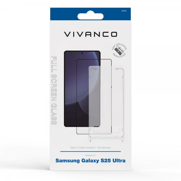 Vivanco Samsung Galaxy S25 Ultra Skærmbeskyttelse Fuld Skærm