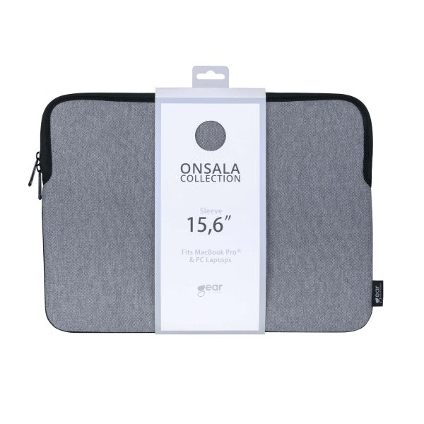 Onsala Sleeve Laptopetui 15.6" Grå