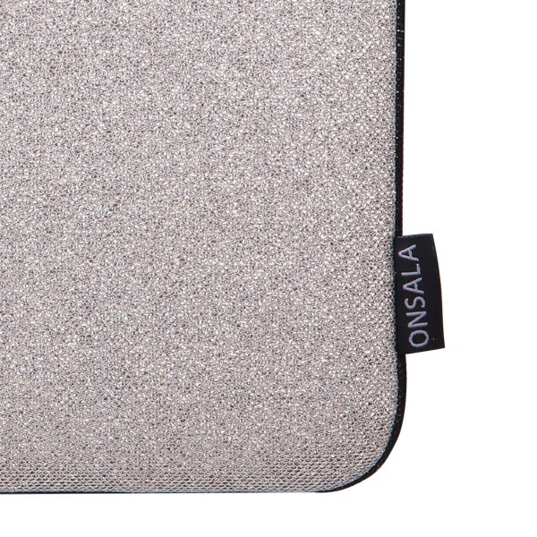Onsala Sleeve Laptopcover Glitter 14" Sølv