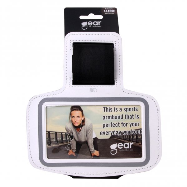 Gear Sportsarmbånd Universal 4.7" Hvid