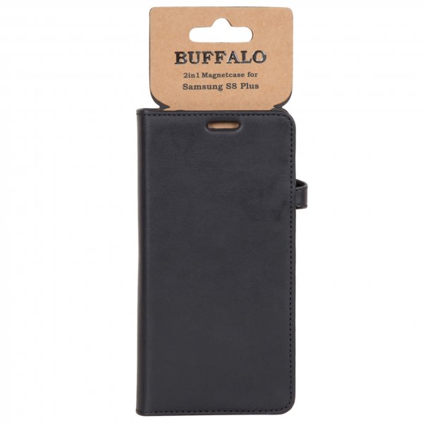 Buffalo Samsung Galaxy S8 Plus Etui 2i1 Magnet Cover Sort