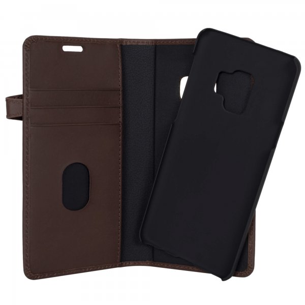 Buffalo Samsung Galaxy S9 Cover 2i1 Magnet Case Brun