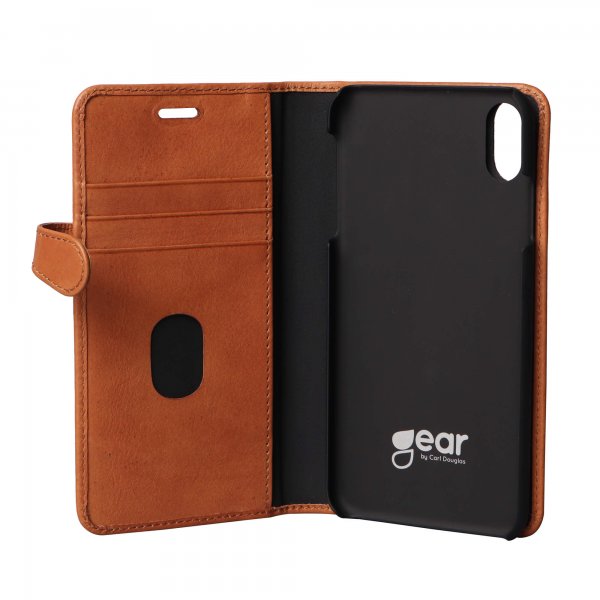Buffalo iPhone Xs Max Fodral 2i1 Magnet Etui Cognac