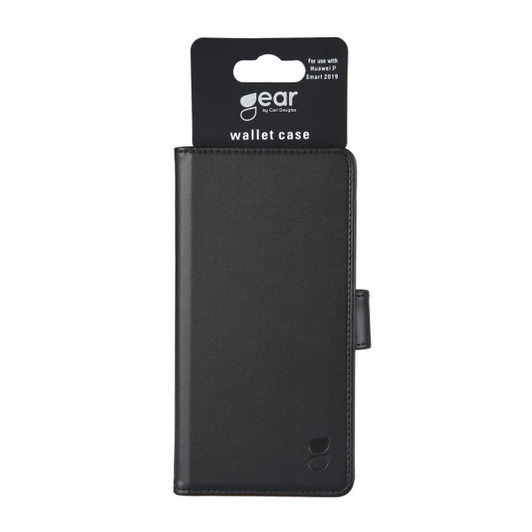 Gear Huawei P Smart 2019 Etui 3 Kortlommer Sort