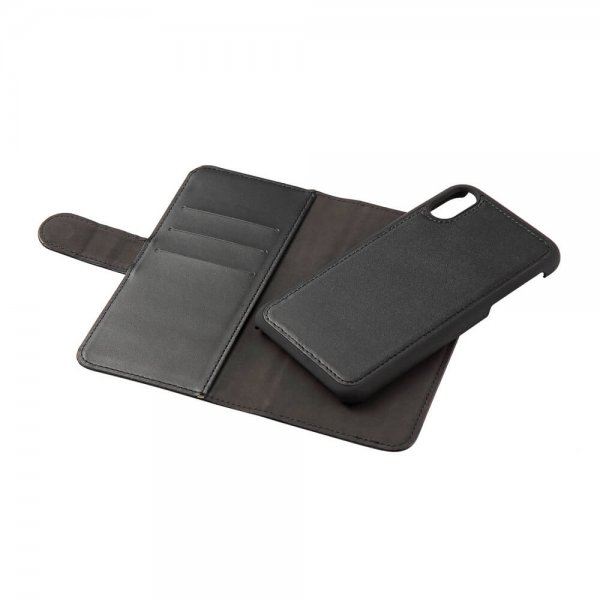 Gear iPhone Xs Max Cover 3 Kortlommer Aftagelig Skal Sort
