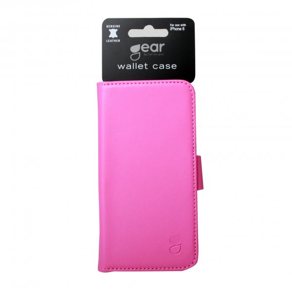 Gear iPhone 6/6S Etui 2 Kortlommer Rosa