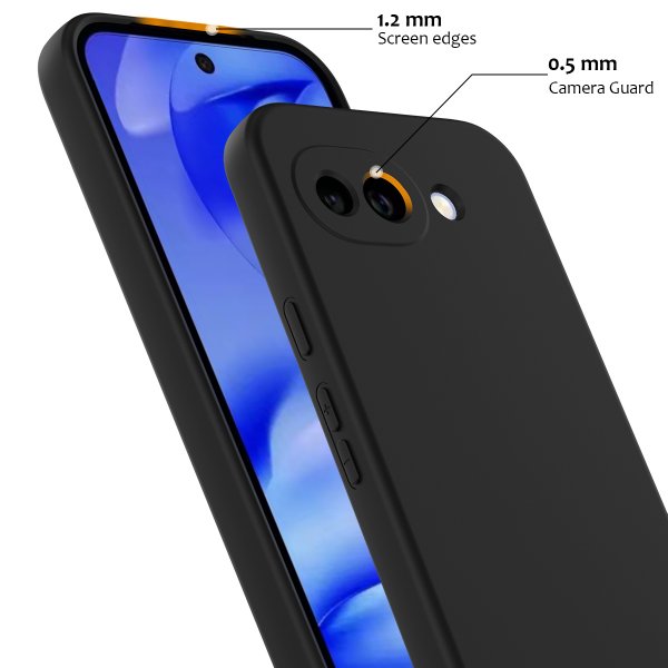 Google Pixel 10a Cover med Rem Silikone MagSafe Sort