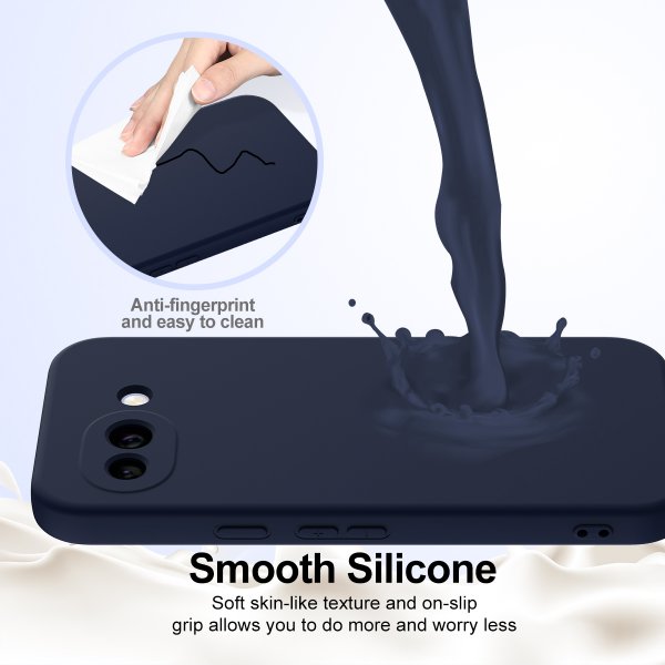 Google Pixel 10a Cover med Rem Silikone MagSafe Blå