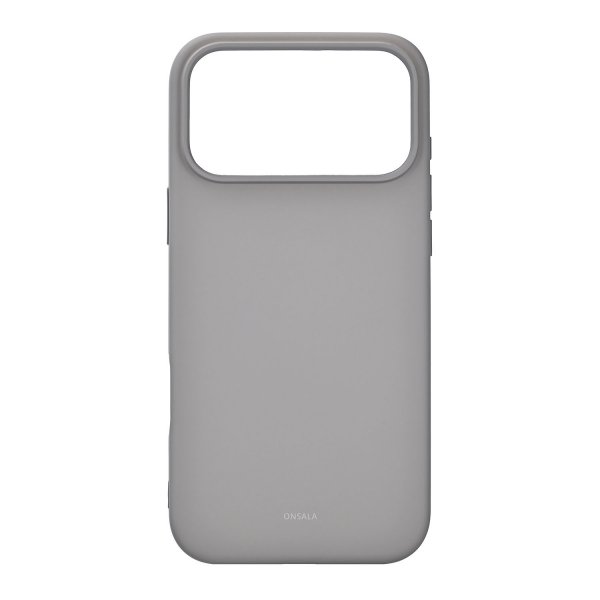 Onsala iPhone 17 Pro Max Cover Silikonefølelse Concrete