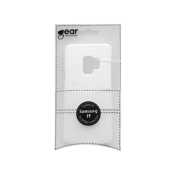 Gear Samsung Galaxy S9 Cover Hård Plast Hvid