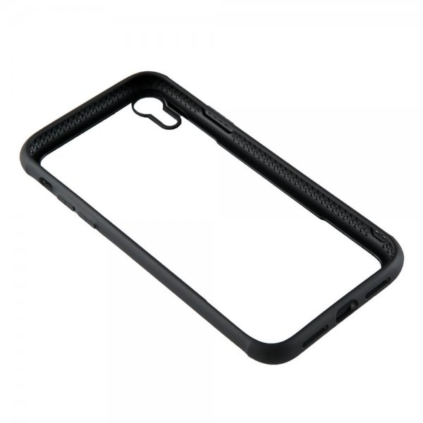 Gear iPhone Xr Cover Hærdet Glas Klar Sort