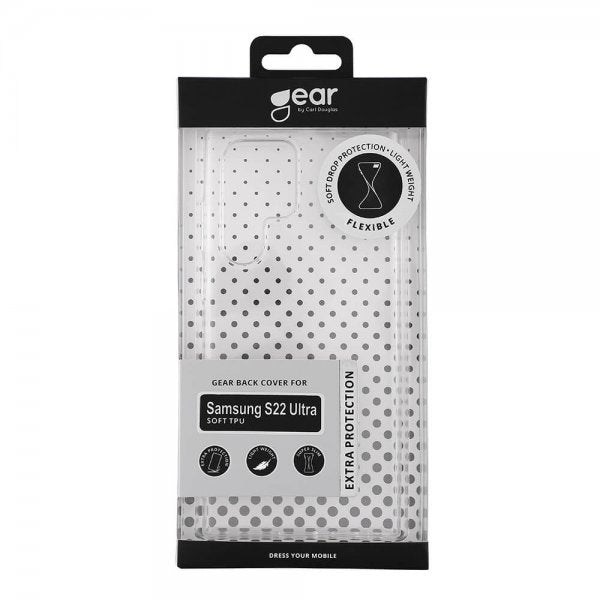 Gear Samsung Galaxy S22 Ultra Cover Transparent TPU Klar