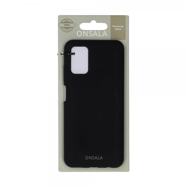 Onsala Samsung Galaxy A03s Cover Silikone Sort