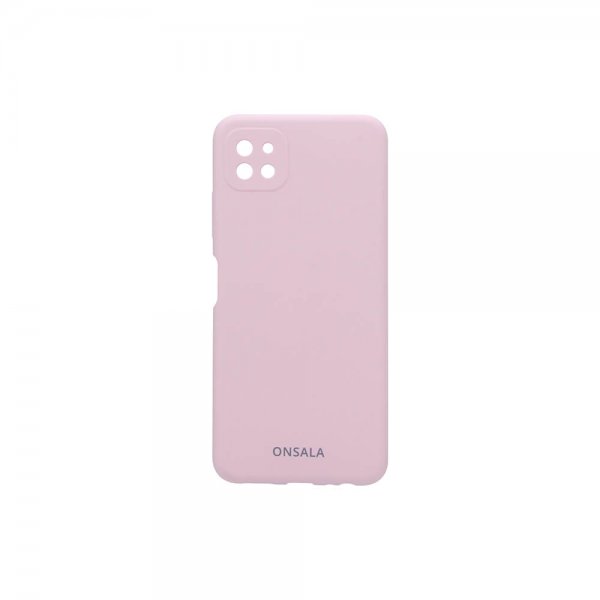 Onsala Samsung Galaxy A02s Cover Silikone Sand Pink