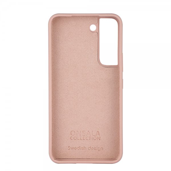 Onsala Samsung Galaxy S22 Cover Silikone Sand Pink