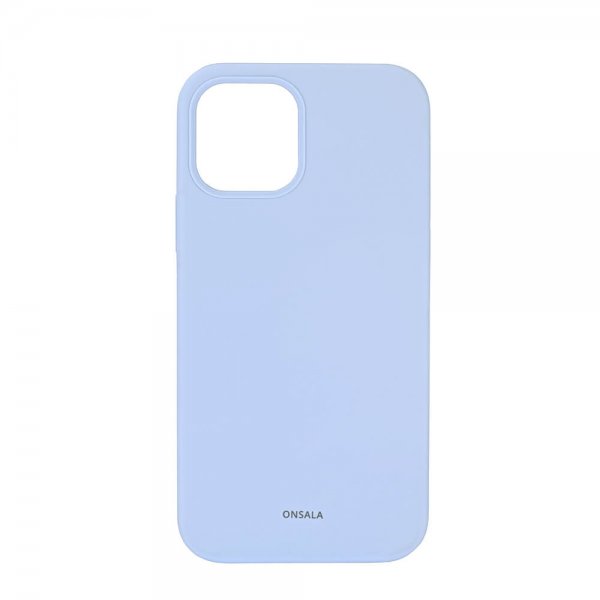 Onsala iPhone 12/iPhone 12 Pro Cover Silikone Lyseblå