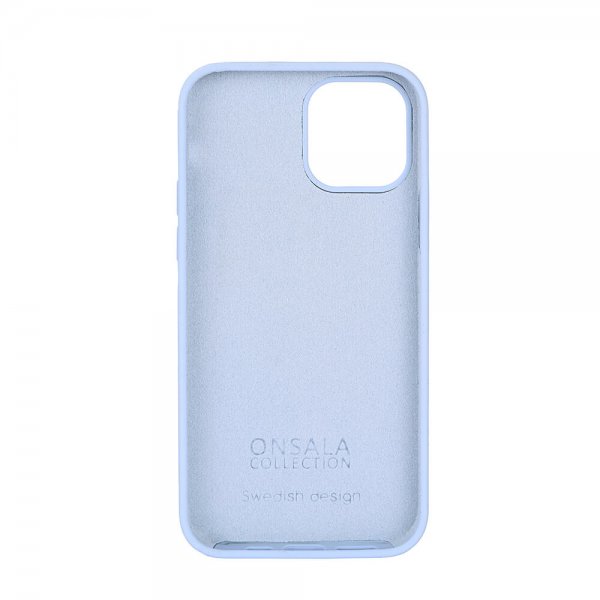 Onsala iPhone 12/iPhone 12 Pro Cover Silikone Lyseblå