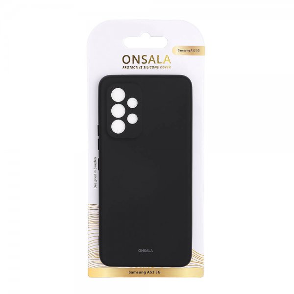 Onsala Samsung Galaxy A53 5G Cover Silikone Sort