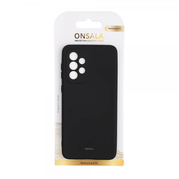 Onsala Samsung Galaxy A33 5G Cover Silikone Sort