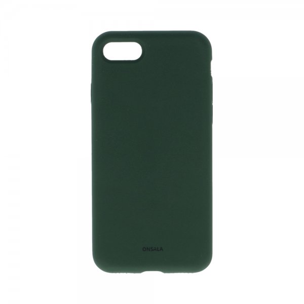 Onsala iPhone 6/6S/7/8/SE Cover Silikone Olivengrøn