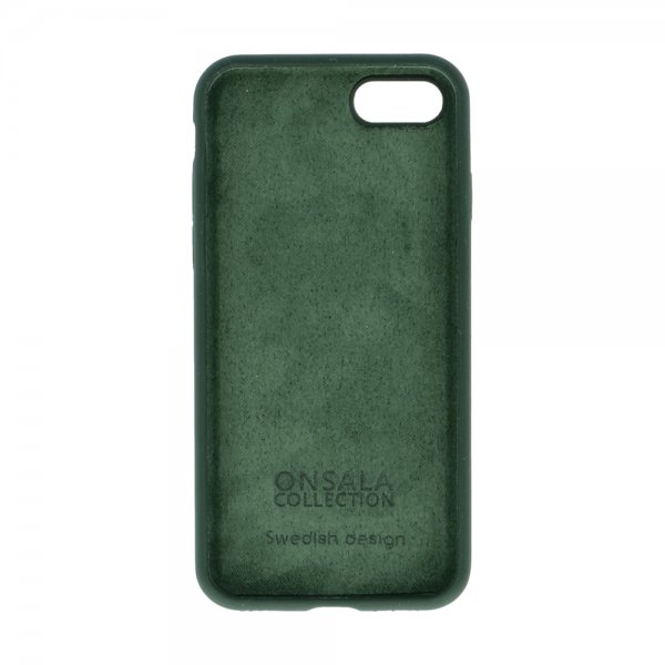 Onsala iPhone 6/6S/7/8/SE Cover Silikone Olivengrøn
