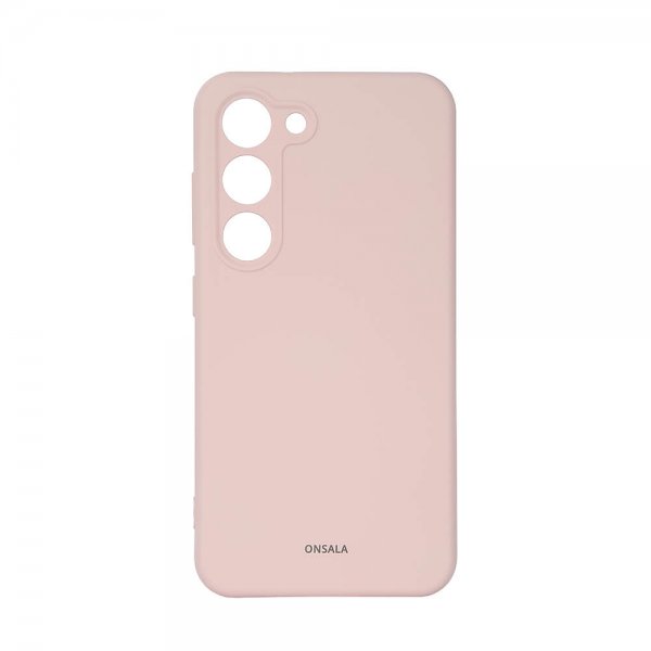 Onsala Samsung Galaxy S23 Cover Silikone Chalk Pink