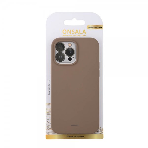 Onsala iPhone 14 Pro Max Cover Silikone Summer Sand