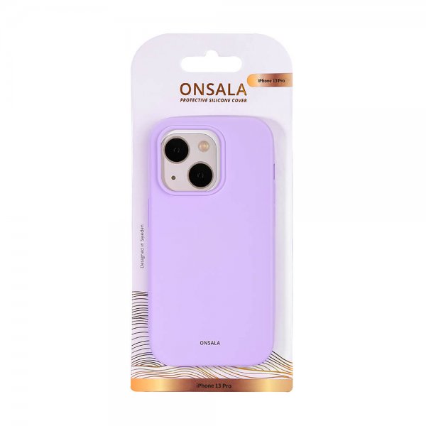Onsala iPhone 13 Pro Silikone Cover Lilla