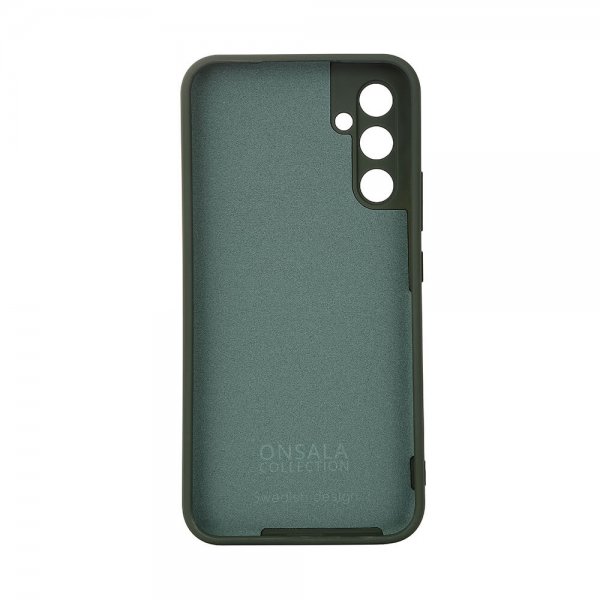 Onsala Samsung Galaxy A34 5G Cover Silikone Mørkegrøn