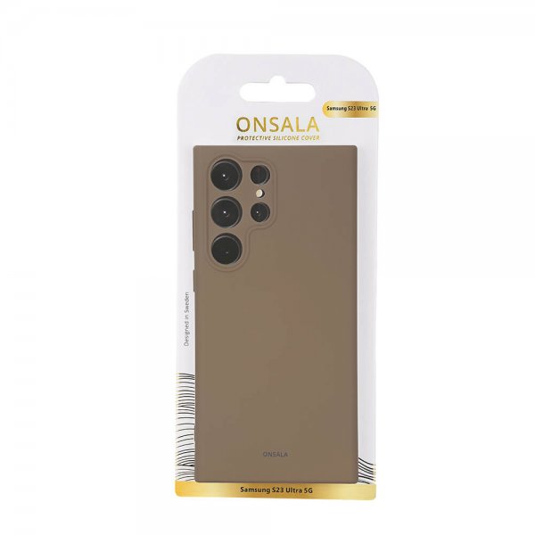Onsala Samsung Galaxy S23 Ultra Cover Silikone Summer Sand