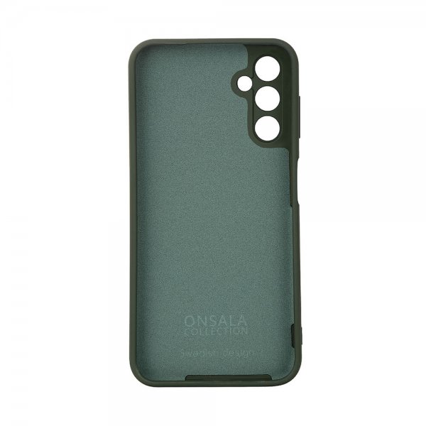 Onsala Samsung Galaxy A14 Cover Silikone Mørkegrøn