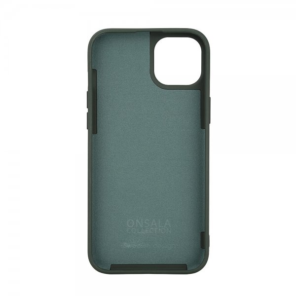 Onsala iPhone 15 Cover Silikone Touch MagSeries Olivengrøn