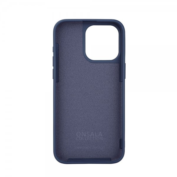 Onsala iPhone 15 Pro Max Cover Silicone Touch MagSeries Mørkeblå