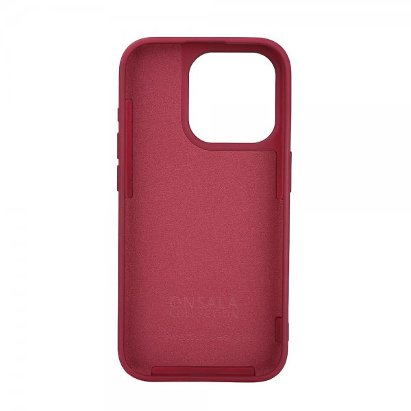 Onsala iPhone 15 Pro Cover Silikone Touch MagSeries Deep Red