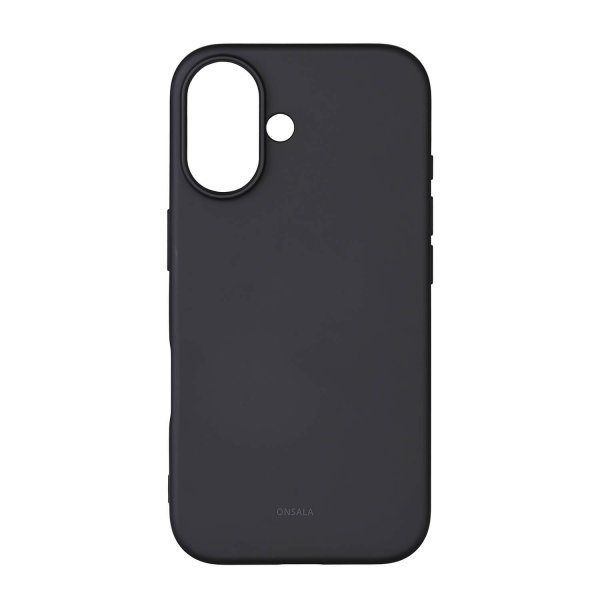 Onsala iPhone 16 Cover Silikonefølelse Sort