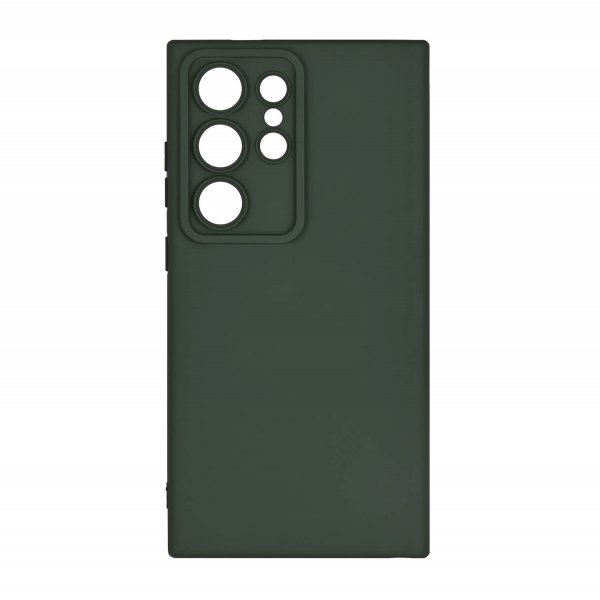 Onsala Samsung Galaxy S24 Ultra Cover Silikonefornemmelse Olive Green