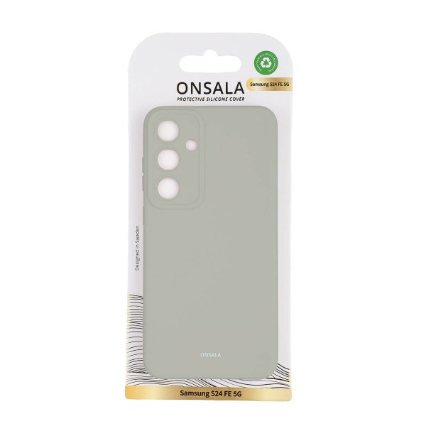 Onsala Samsung Galaxy S24 FE Etui Silikonefornemmelse Concrete