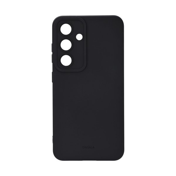 Onsala Samsung Galaxy S25 Cover Silikonefølelse Sort