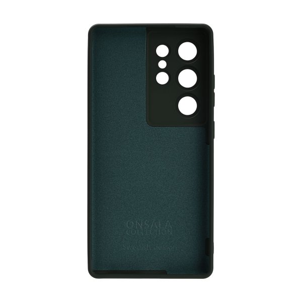 Onsala Samsung Galaxy S25 Ultra Cover Silikonefølelse Olivengrøn