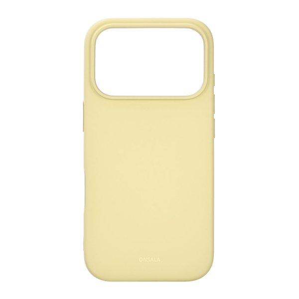 Onsala iPhone 17 Pro Cover Silikonefølelse Lemon
