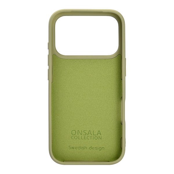 Onsala iPhone 17 Pro Cover Silikonefornemmelse Lime