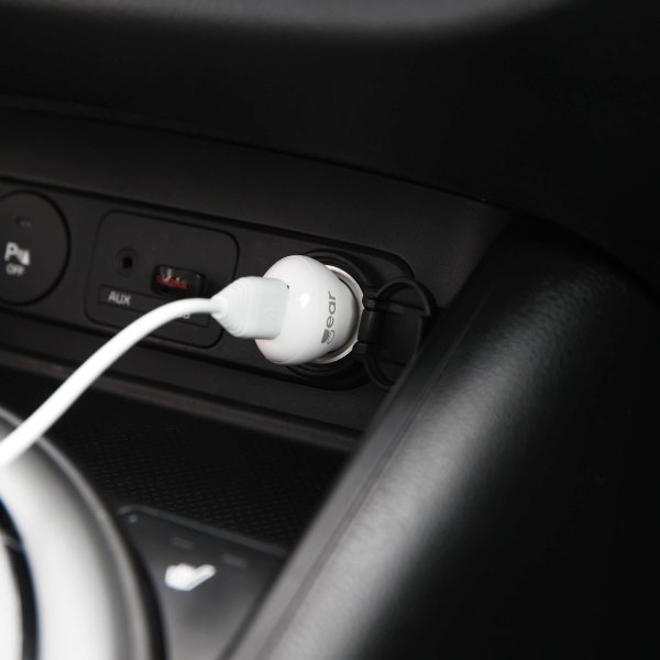 Gear Billader 1xUSB 1A Micro-USB Kabel 1m Hvid