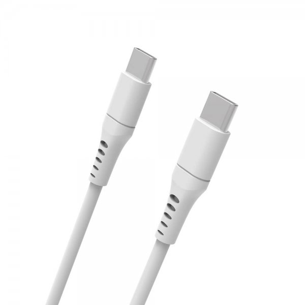 Gear Ladekabel USB-C til USB-C 3m Hvid