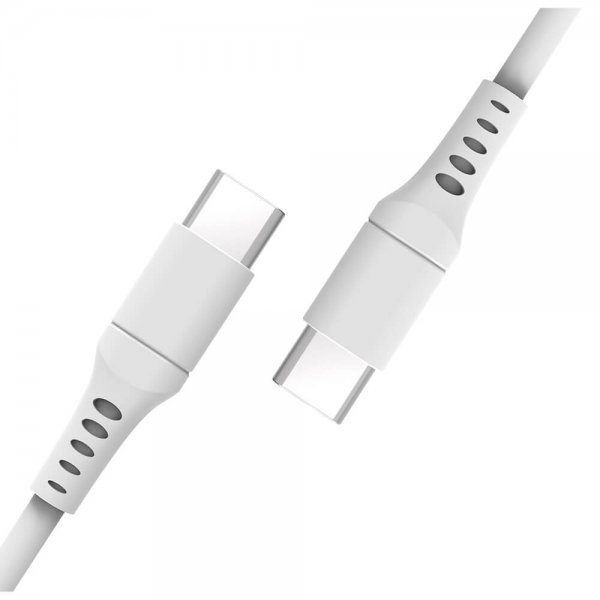 Gear Ladekabel USB-C til USB-C 3m Hvid