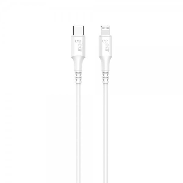 Gear Kabel Lightning til USB-C MFI 0.5m Hvid