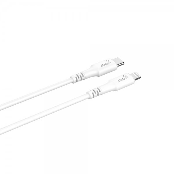 Gear Kabel Lightning til USB-C MFI 0.5m Hvid