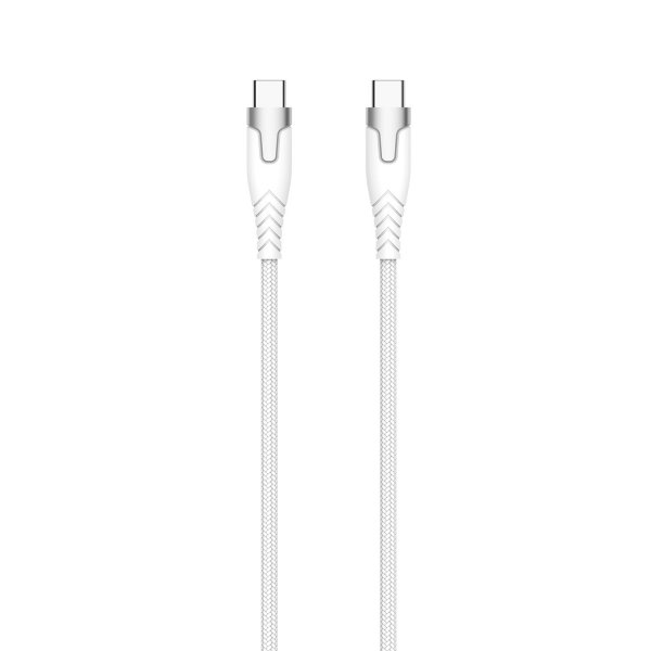Gear Kabel Kevlar USB-C til USB-C 1.5m Hvid