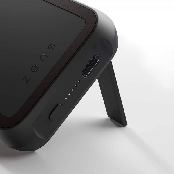 Zens Magnetisk Enkel Powerbank med Stativ 10000 mAh
