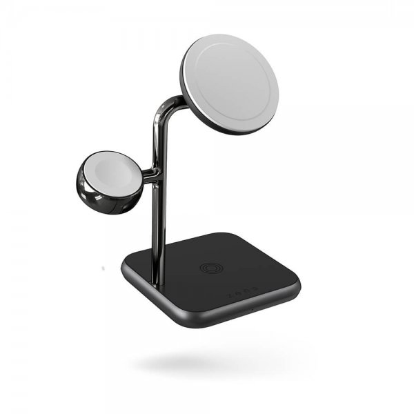 Zens 4-i-1 MagSafe/Watch trådløs ladestation Sort
