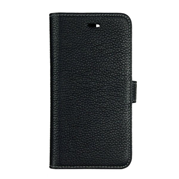 Onsala iPhone X/Xs Cover Ægte Læder Sort